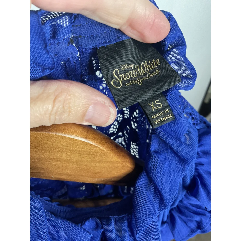 Disney Snow White Blue Lace Dress XSmall